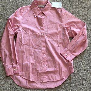 & other stories Pink Button-Up Shirt